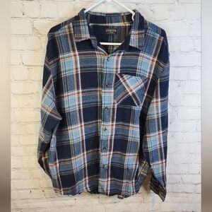 Men's Canyon Creek longsleeve flannel shirt, size Large